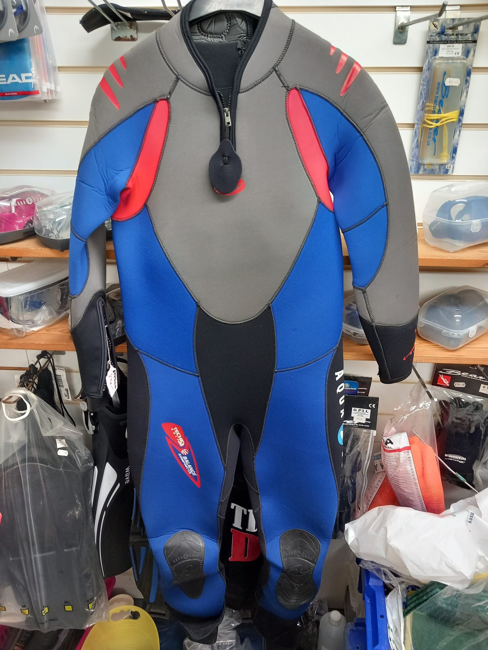 Aqualung 5mm Long Wetsuit Size M Dive Guernsey